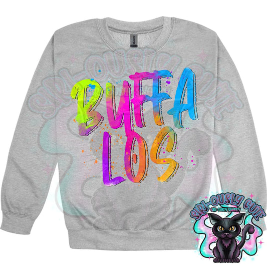 Neon Mascots Buffalos Mascot