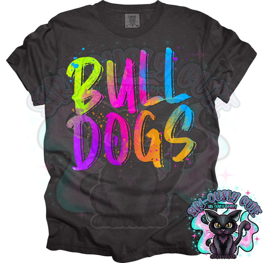 Neon Mascots Bulldogs Mascot