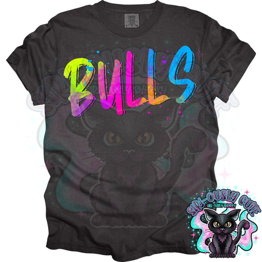 Neon Mascots Bulls Mascot