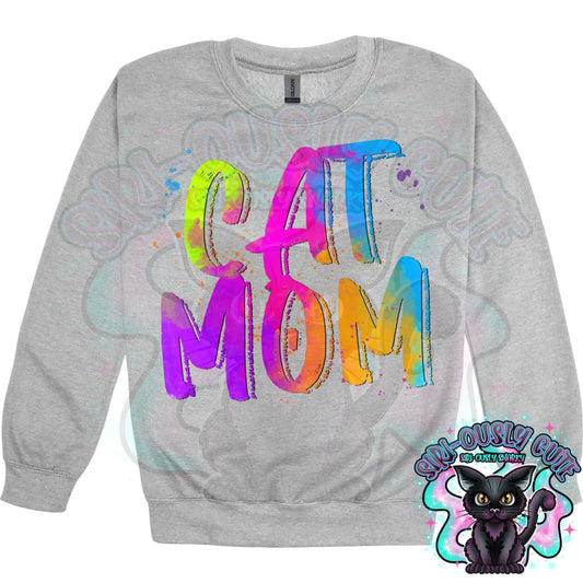 Neon Mascots Cat Mom Clothing