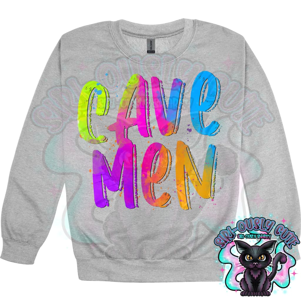 Neon Mascots Cavemen Mascot