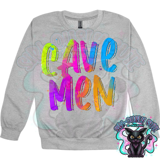 Neon Mascots Cavemen Mascot