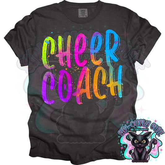 Neon Mascots Cheer Coach Mascot