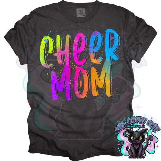 Neon Mascots Cheer Mom Mascot