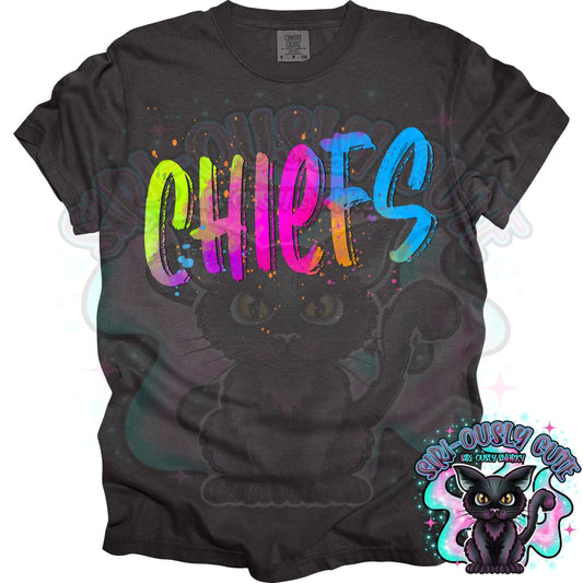Neon Mascots Chiefs Mascot