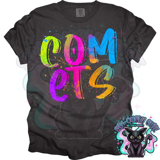 Neon Mascots Comets Mascot