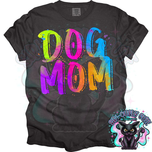 Neon Mascots Dog Mom Clothing