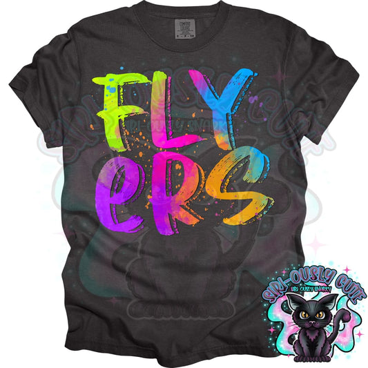 Neon Mascots Flyers Mascot