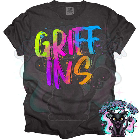 Neon Mascots Griffins Mascot