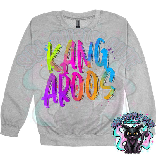 Neon Mascots Kangaroos Mascot