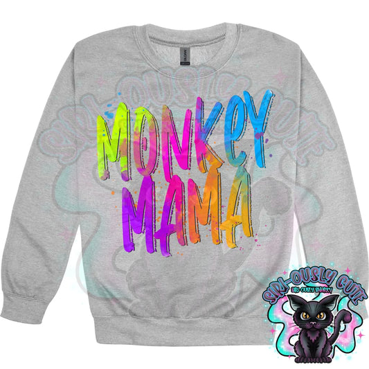 Neon Mascots Monkey Mama Mascot