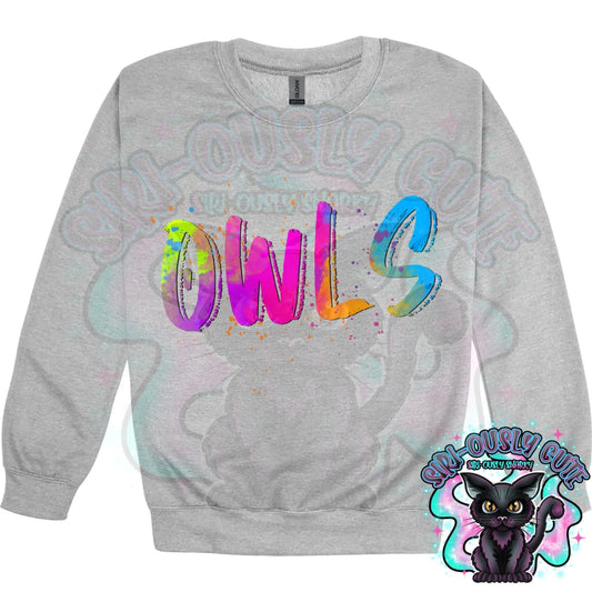 Neon Mascots Owls Mascot