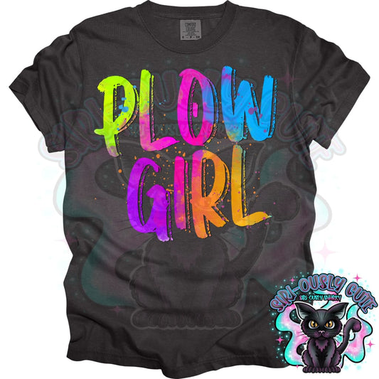 Neon Mascots Plowgirl Mascot