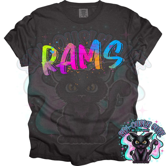 Neon Mascots Rams Mascot