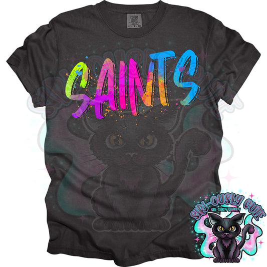 Neon Mascots Saints Mascot