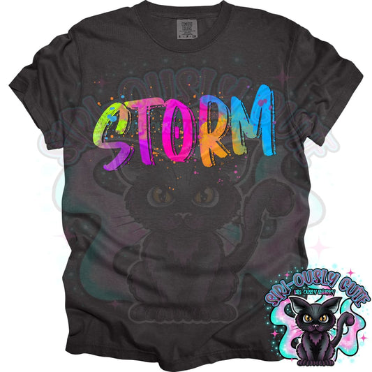 Neon Mascots Storm Mascot
