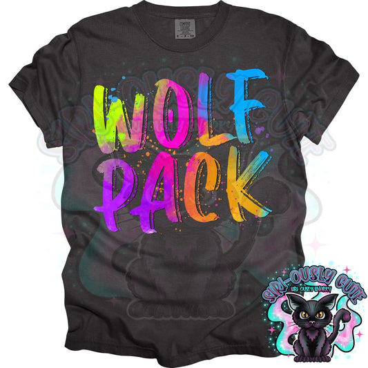 Neon Mascots Wolf Pack Mascot