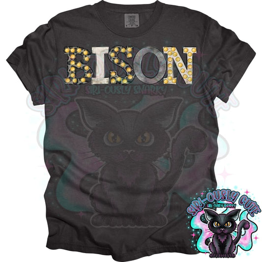 Neutral Marquee Bison Mascot