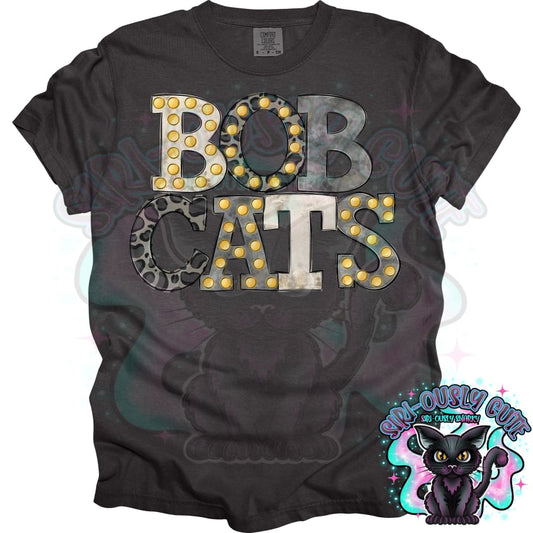 Neutral Marquee Bobcats Mascot