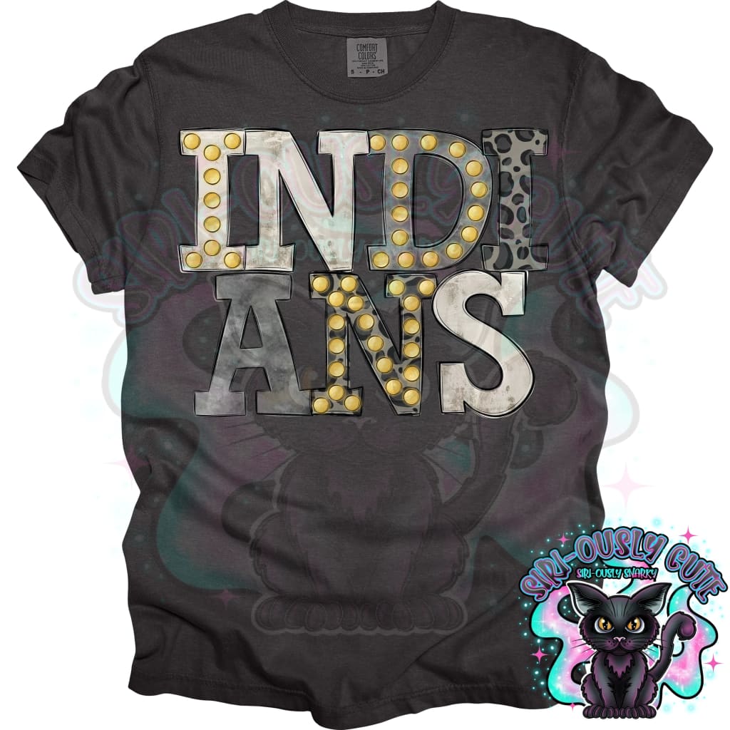 Neutral Marquee Indians Mascot