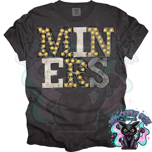 Neutral Marquee Miners Mascot