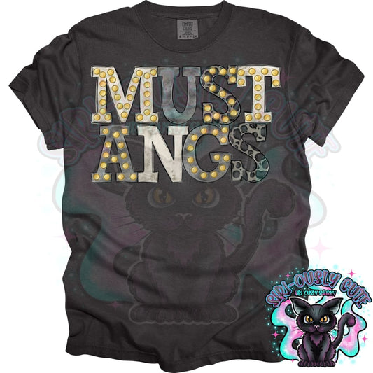 Neutral Marquee Mustangs Mascot