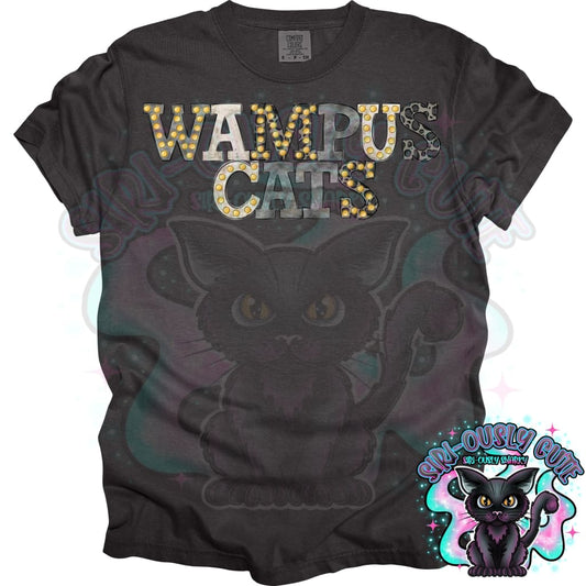 Neutral Marquee Wampus Cats Mascot
