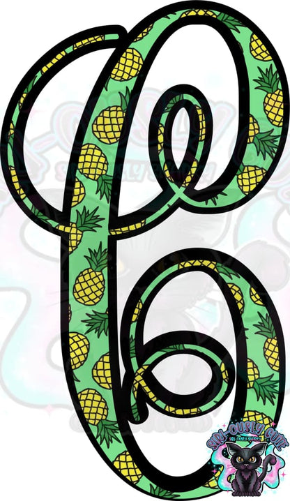 Pineapple Vine Monogram Monogram