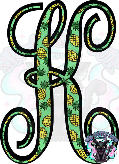 Pineapple Vine Monogram Monogram