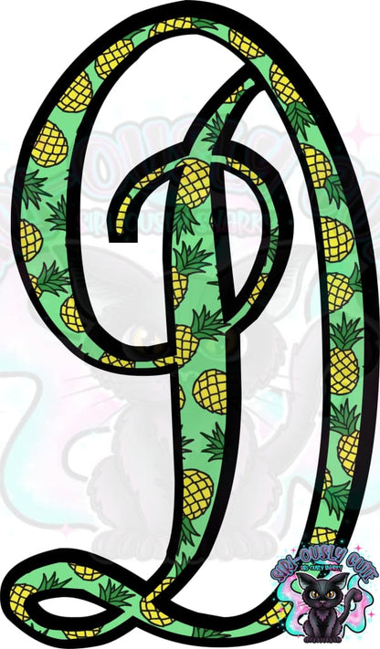 Pineapple Vine Monogram Monogram