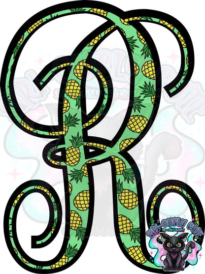 Pineapple Vine Monogram Monogram