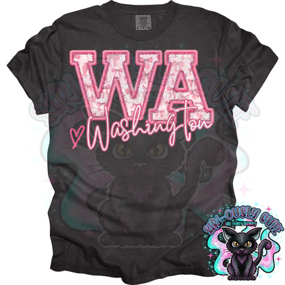 Pink States With Bow - All 50 States 50 States