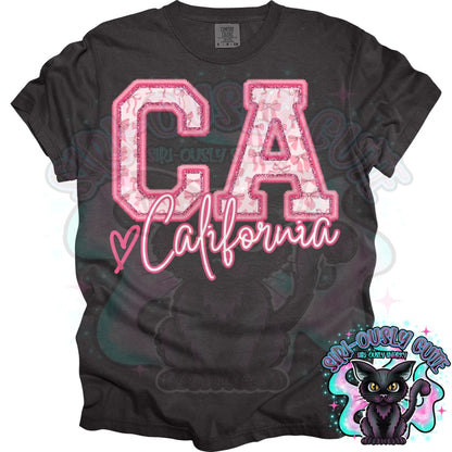 Pink States With Bow - All 50 States 50 States