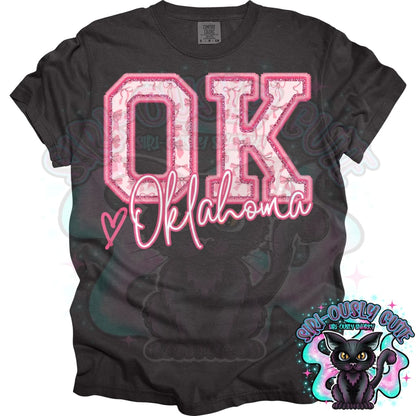 Pink States With Bow - All 50 States 50 States
