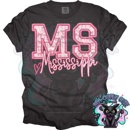 Pink States With Bow - All 50 States 50 States
