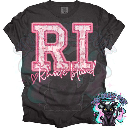 Pink States With Bow - All 50 States 50 States