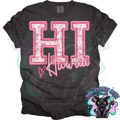 Pink States With Bow - All 50 States 50 States