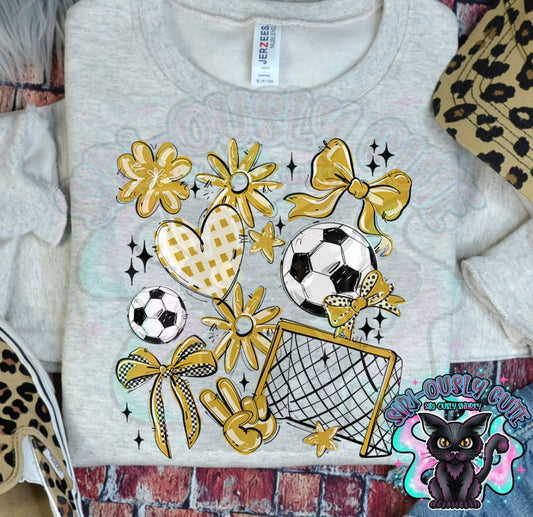 Soccer Collage Vegas Gold Mascot