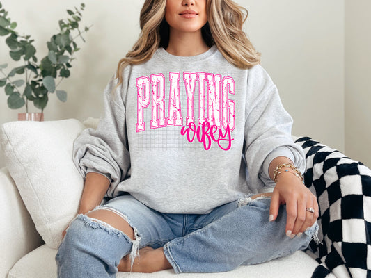 praying wifey pink