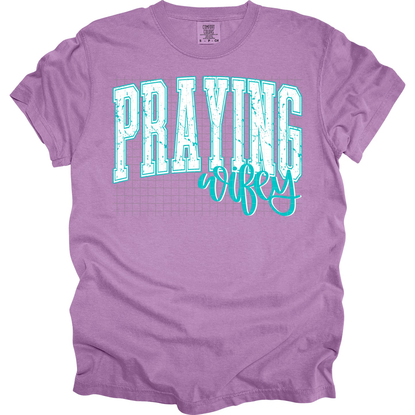 praying wifey teal