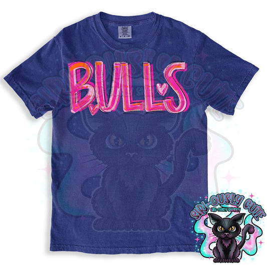 Pretty In Pink Bulls Mascot