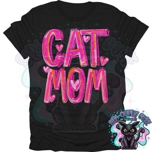 Pretty In Pink Cat Mom Clothing