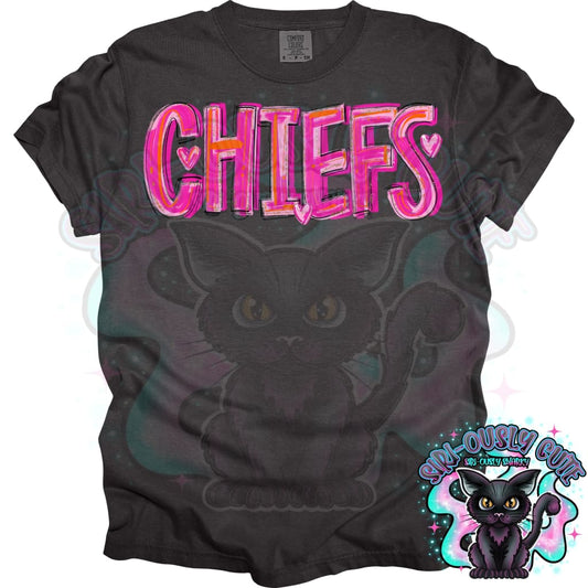 Pretty In Pink Chiefs Mascot