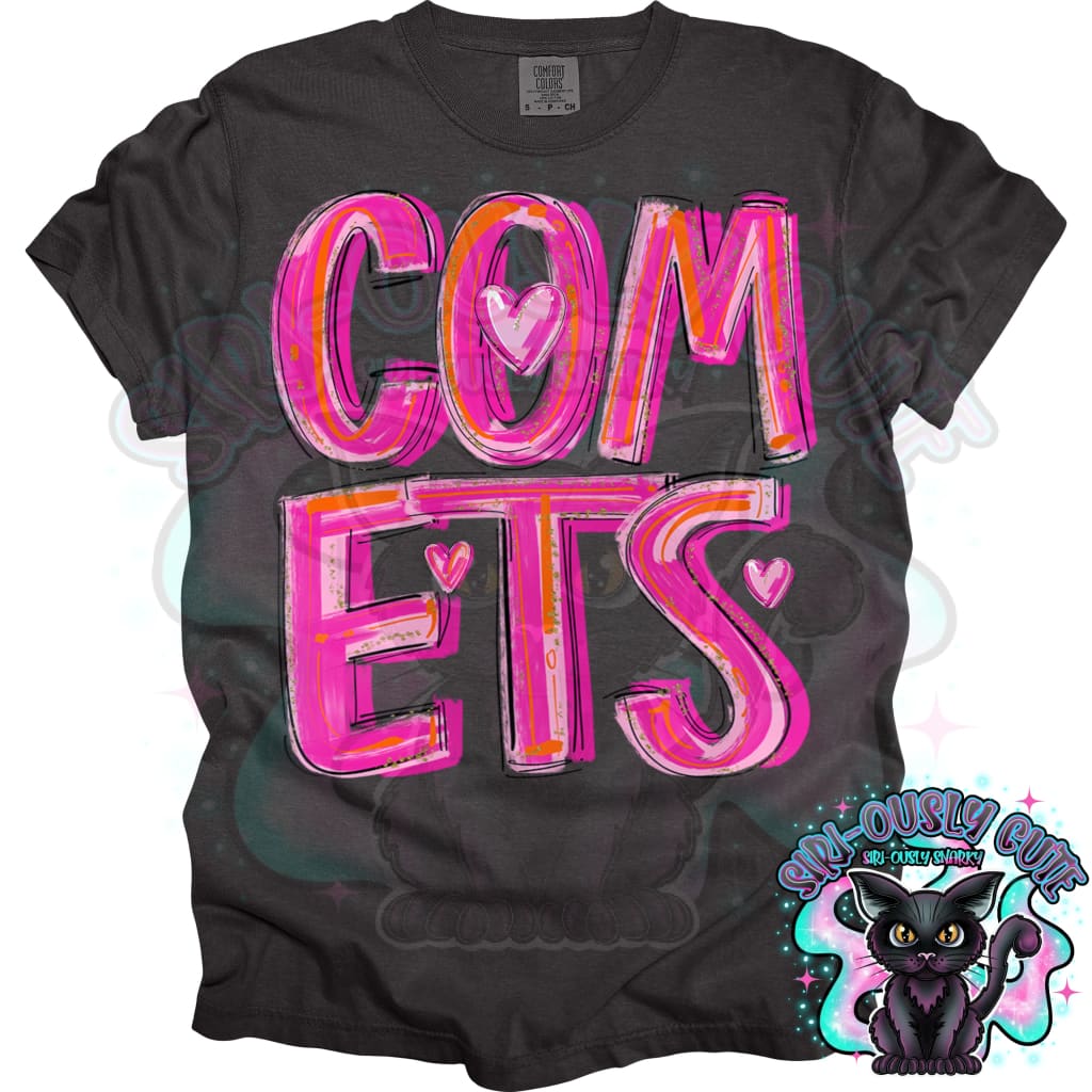 Pretty In Pink Comets Mascot
