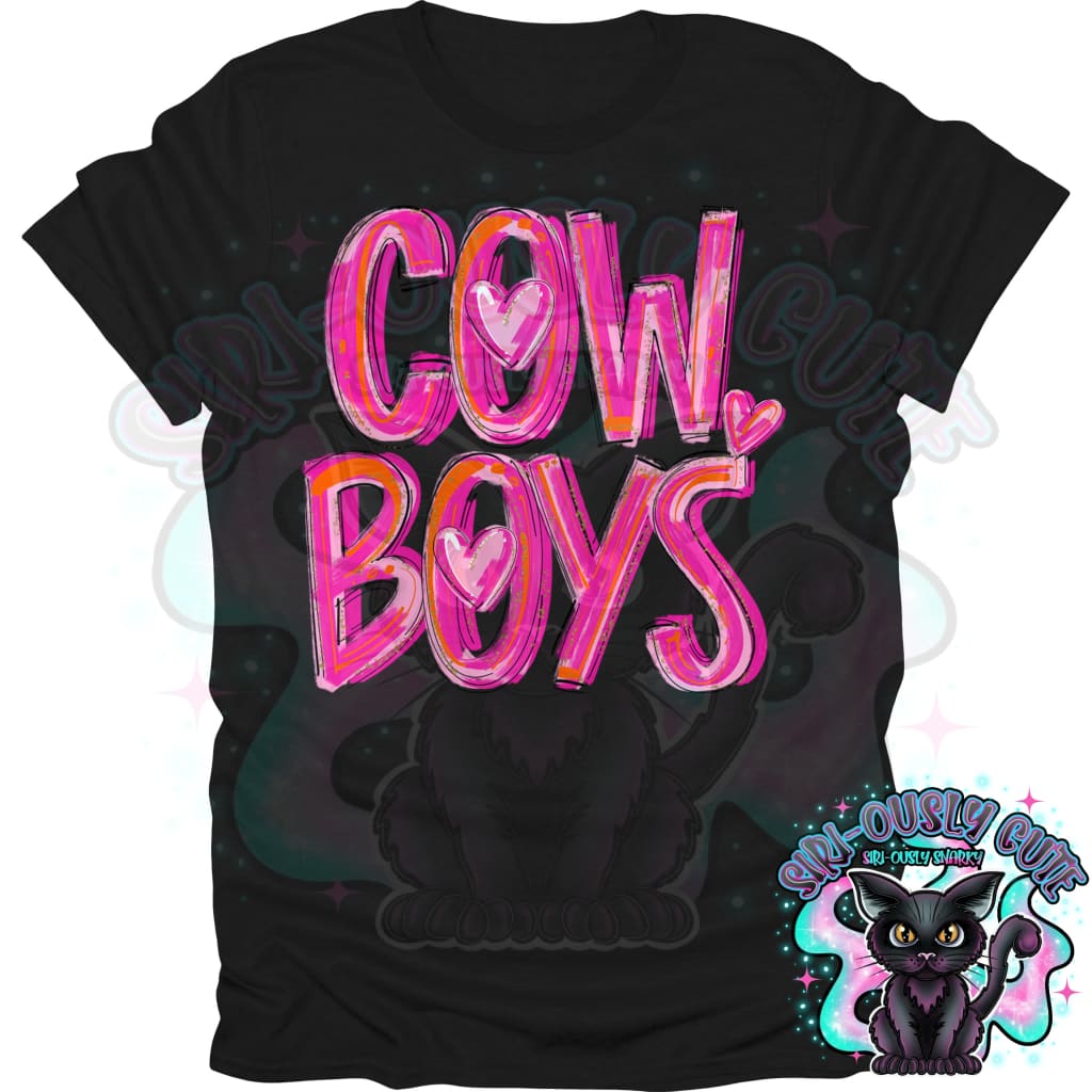 Pretty In Pink Cowboys Mascot