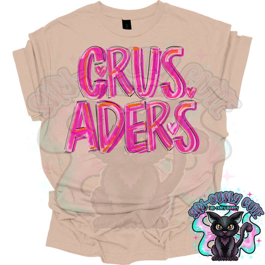 Pretty In Pink Crusaders Mascot