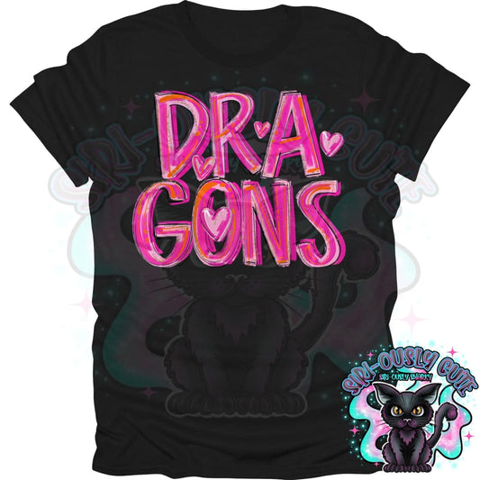 Pretty In Pink Dragons Mascot