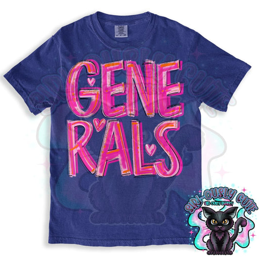 Pretty In Pink Generals Mascot