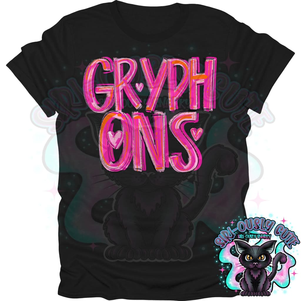 Pretty In Pink Gryphons Mascot