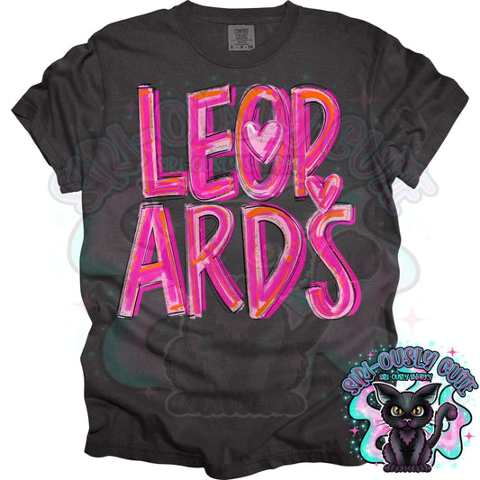 Pretty In Pink Leopards Mascot